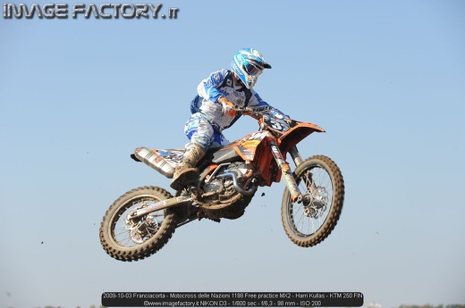 2009-10-03 Franciacorta - Motocross delle Nazioni 1198 Free practice MX2 - Harri Kullas - KTM 250 FIN